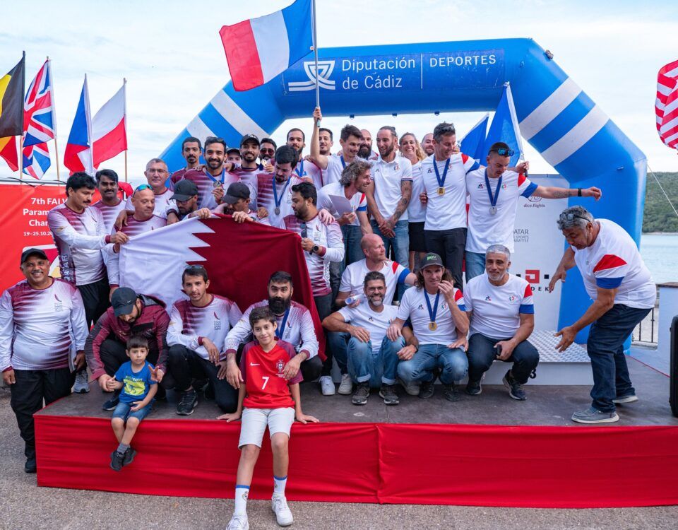 Competición de paramotor en Cádiz